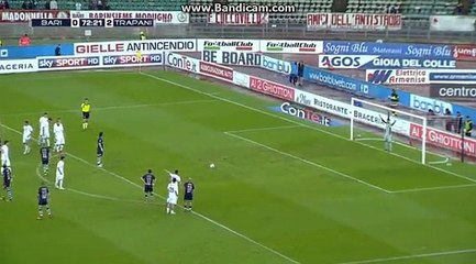 Maniero GOAL (1:2) Bari vs Trapani (2016.05.20)