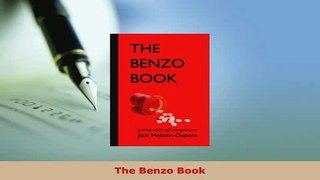 Read  The Benzo Book Ebook Free