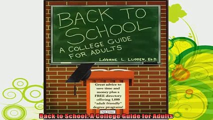 read here  Back to School A College Guide for Adults