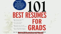 new book  101 Best Resumes for Grads