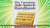 new book  Complete JobSearch Handbook Everything You Need To Know To Get The Job You Really Want