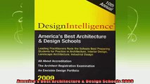 best book  Americas Best Architecture  Design Schools 2009