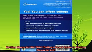 best book  Getting Financial Aid 2014 College Board Guide to Getting Financial Aid