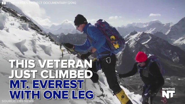 Marine Who Lost A Leg In Afghanistan Climbs Mount Everest