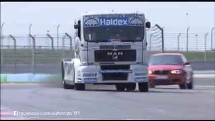 340ps BMW 1M ile 1000ps MAN yarış kamyonu karşı karşıya BMW Türkiye MAN Truck & Bus