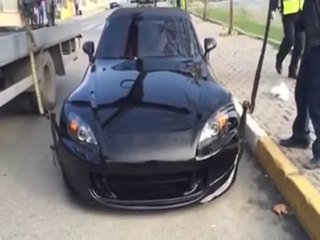 Arabası Çekilen S2000ci! 'Dayı O Tamponu Kırarsan Karışmam'_