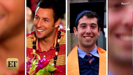 EXCLUSIVE: Watch Adam Sandler Meet Look-Alike Max Kessler for the First Time