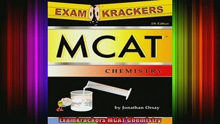 read here  Examkrackers MCAT Chemistry