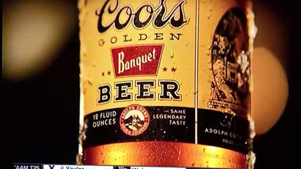 Coors Golden banquet beer commercial