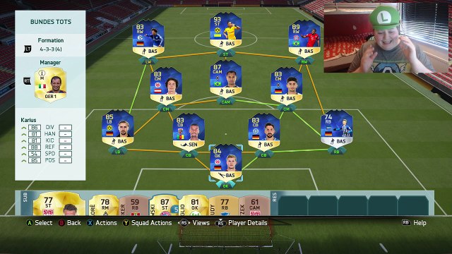 FIFA 16 Squad Builder - MORE BUNDES TOTS! w- TOTS Aubameyang, TOTS Raffael, TOTS Costa TOTS Sane!