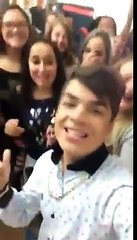 Lucas Santos no evento - Snapchat