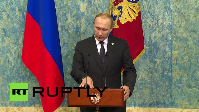 СБИТЫЙ СУ-24. Путин: Турция сбила Су-24, чтобы обеспечить безопасность поставок нефти ИГ