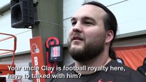 Cleveland Browns center Mike Matthews on living up to the Matthews name