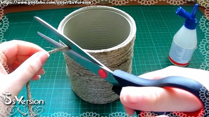 Tutorial-Cans and bottles Shabby Chic