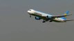 Uzbekisatn|767-300ER|Taking off runway 26|10-10-2011