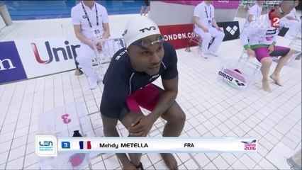 demi-finales 100m papillon H - ChE 2016 natation (Metella)