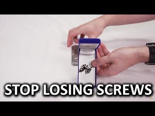 Build a magnetic parts tray out of an old, dead hard drive!