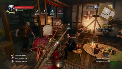 WITCHER 3 DEATH MARCH! WALKTHROUGH 318 - DEAD MAN'S PARTY