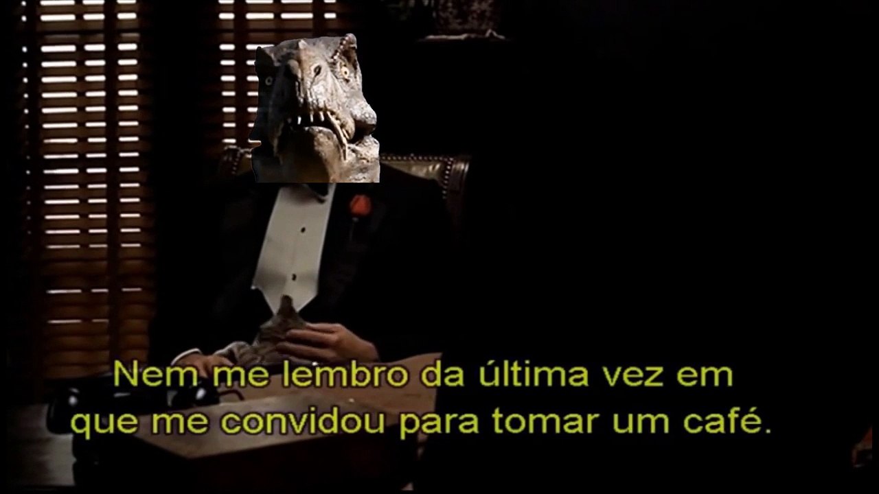 The Godfather opening scene dino