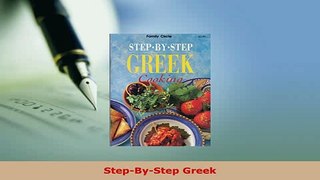PDF  StepByStep Greek PDF Full Ebook