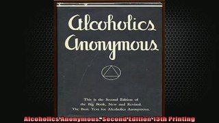 READ book  Alcoholics Anonymous Second Edition 13th Printing Online Free