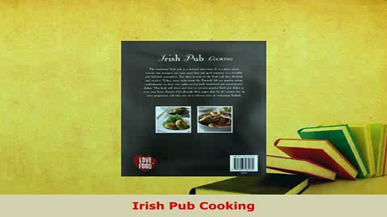 PDF  Irish Pub Cooking PDF Online