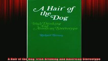 READ book  A Hair of the Dog Irish Drinking and American Stereotype Full EBook