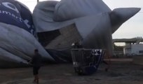 Blimp Flattens in Philadelphia After Emergency Landing