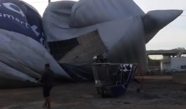 Blimp Flattens in Philadelphia After Emergency Landing