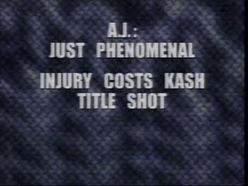 AJ Styles vs. Jeff Hardy