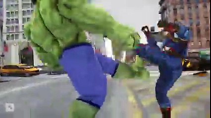 THE INCREDIBLE HULK VS Captain America - EPIC BATTLE