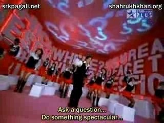 Srk singing Karle Karle Tu Ek Saawal