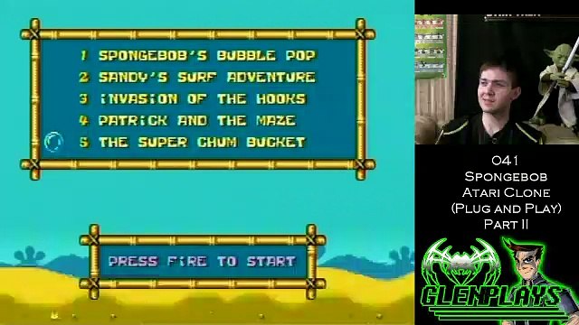 Glenplays: Spongebob Atari Clone (Plug And Play) - Part II