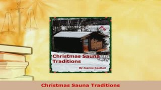 PDF  Christmas Sauna Traditions PDF Online