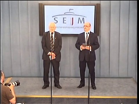 Poseł Kornel Morawiecki - konferencja z 13 maja 2016 r.