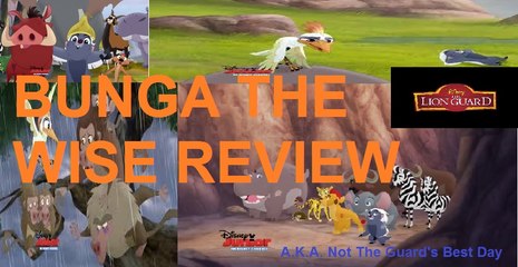BUNGA THE WISE Review (The Lion Guard) - Brandon The Bambi Man