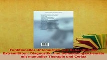 PDF  Funktionelles Untersuchen und Behandeln der Extremitäten Diagnostik und PDF Book Free