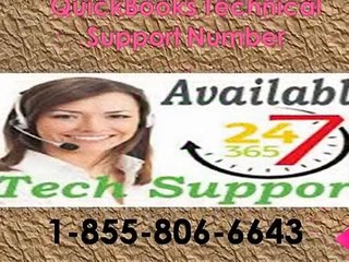 1-855-806-6643 Quickbooks Tech support phone Number CANADA