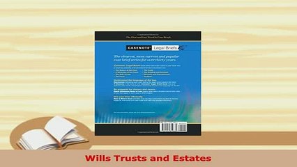 PDF  Wills Trusts and Estates Free Books