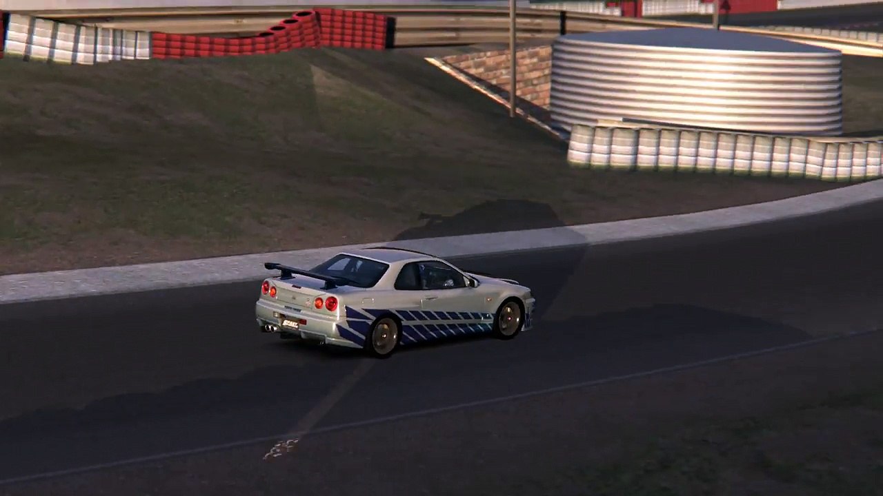 Assetto Corsa Nissan Skyline GTR R34  2 Fast 2 Furious Paul Walker