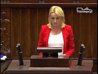 Poseł Agnieszka Ścigaj - Wystąpienie z dnia 18 maja 2016 roku.