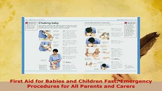 Download  First Aid for Babies and Children Fast Emergency Procedures for All Parents and Carers Free Books