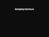 Download Designing Interfaces Ebook Online