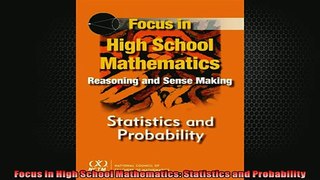 FREE PDF  Focus in High School Mathematics Statistics and Probability  FREE BOOOK ONLINE
