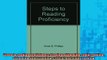 FREE DOWNLOAD  Steps to reading proficiency Preview skimming rapid reading skimming and scanning READ ONLINE