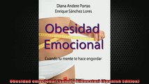 READ FREE Ebooks  Obesidad emocional Salud y Bienestar Spanish Edition Free Online