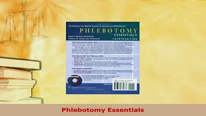 PDF  Phlebotomy Essentials Read Online