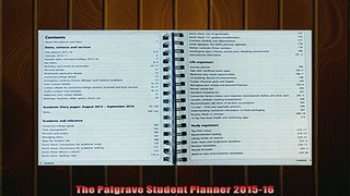 FREE DOWNLOAD  The Palgrave Student Planner 201516  BOOK ONLINE