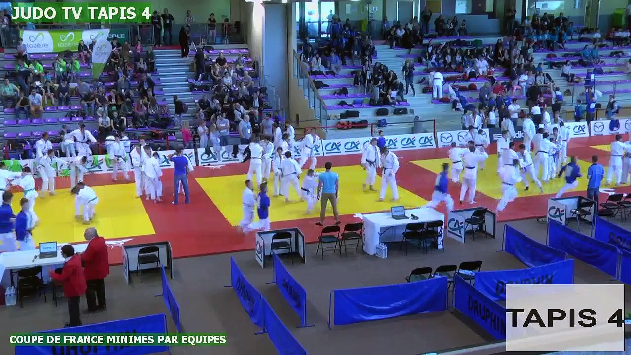 TAPIS 4 - COUPE DE FRANCE MINIMES PAR ÉQUIPES DE DÉPARTEMENTS - CEYRAT, 2016 - LIVE 5 (55)