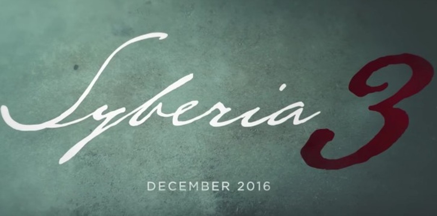 Syberia 3, tráiler oficial